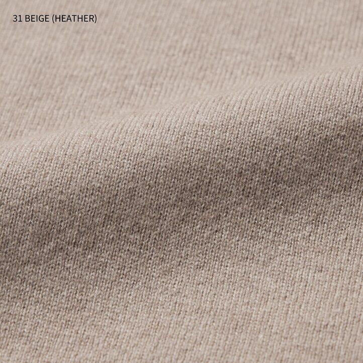 rosa uniqlo 100 shmere v-ringad damtröja