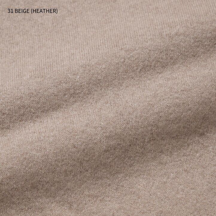 dam uniqlo 100pctshmere 3d stickad seamless tröja marinblå