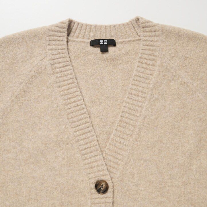 dam uniqlo souffle garntröjor röda
