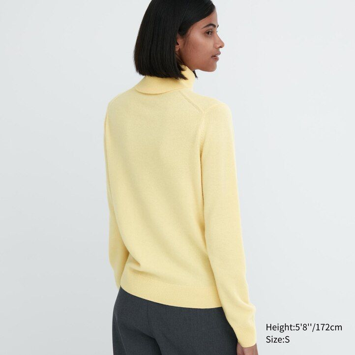 uniqlo 100pctshmere damtröjor blå