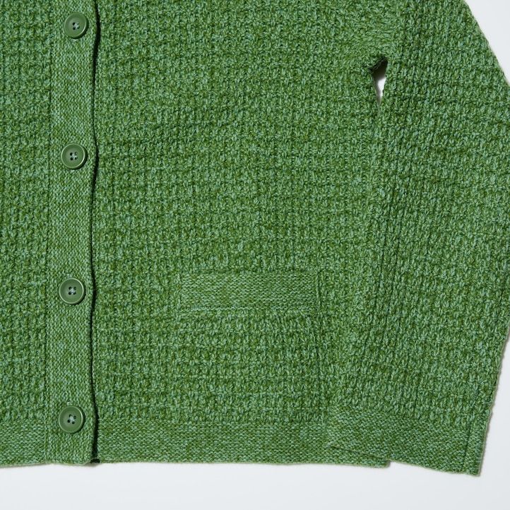 uniqlo stickade damtröjor gröna