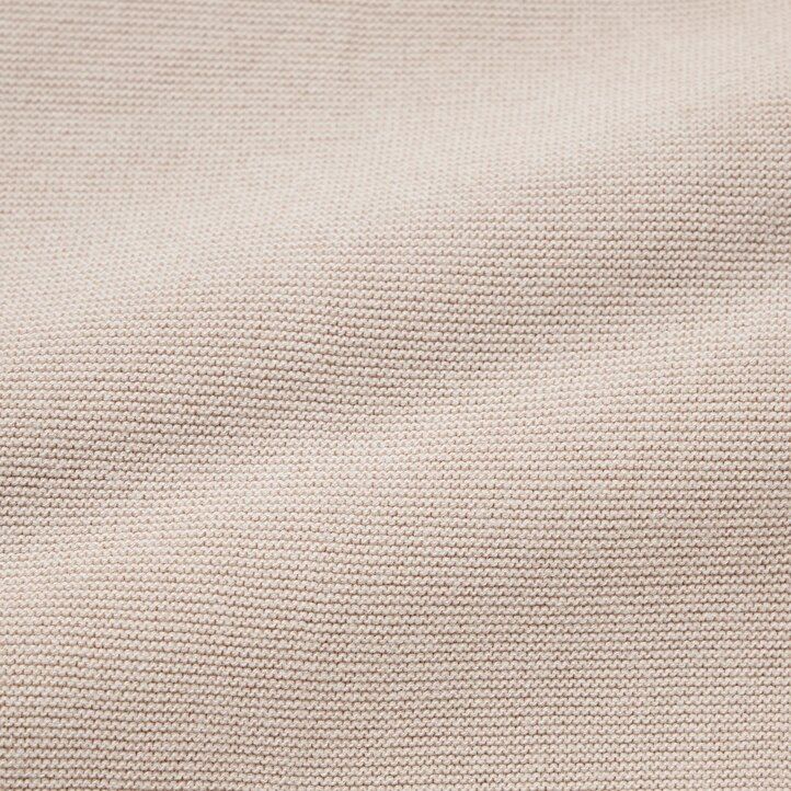 dam uniqlo 3d knit seamless cotton rundringad tröja vit