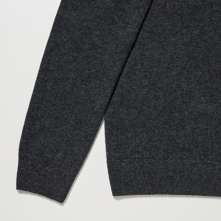 gröna uniqlo 100 shmere rundhalsade tröjor för damer