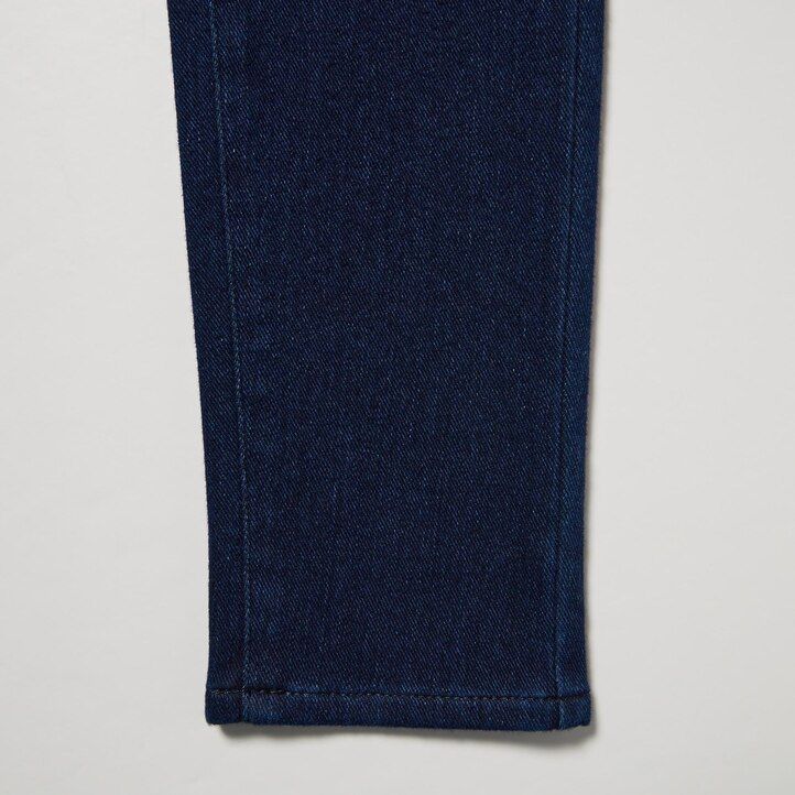 blå uniqlo ultra stretch denim mammakläder för dam