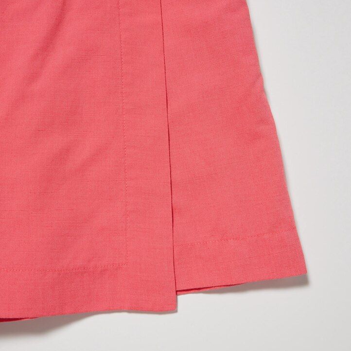 rosa uniqlo kjolar i linneblandning för kvinnor