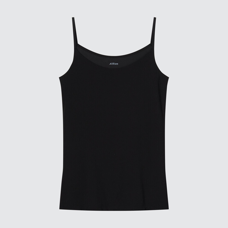 svarta uniqlo airismmisole t-shirts för dam fri frakt