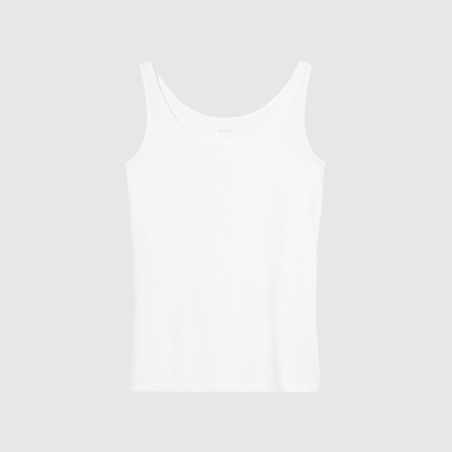 vita uniqlo airism Ärmlösa dam-t-shirts