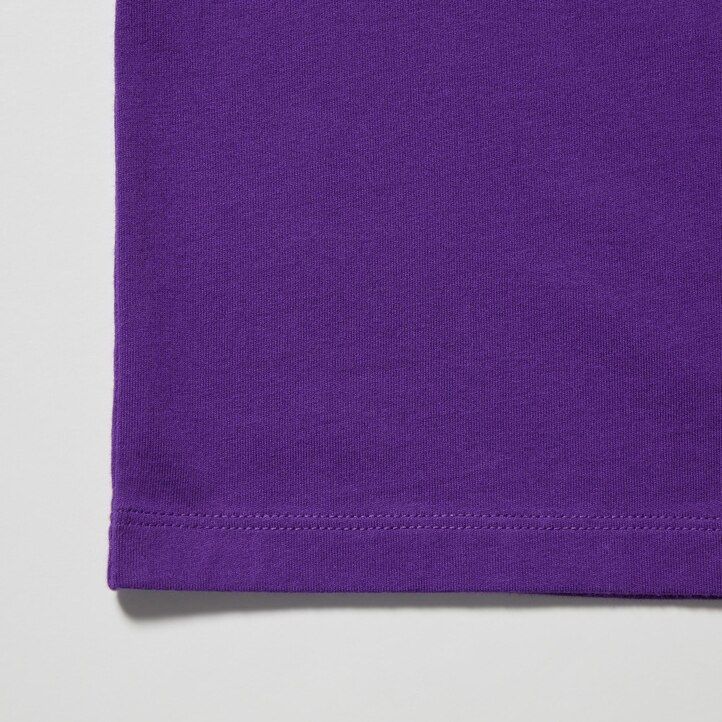 lila uniqlo roger federer rf graphic t-shirts för kvinnor