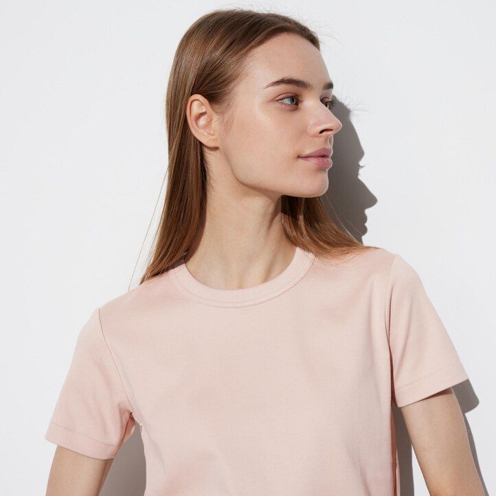 bruna uniqlo uniqlo u rundringade Ärmar dam-t-shirts
