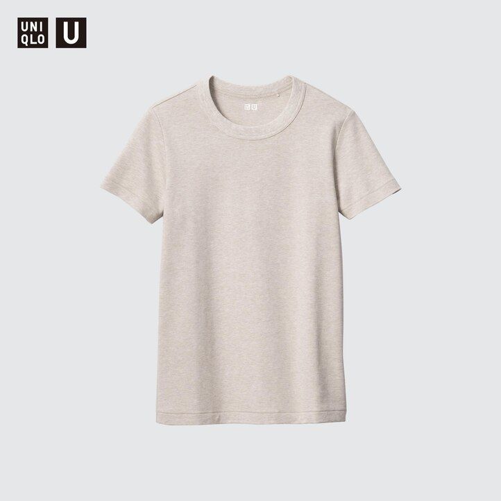 bruna uniqlo uniqlo u rundringade Ärmar dam-t-shirts