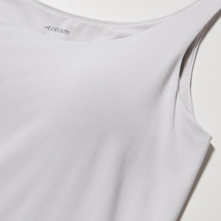 marinblå uniqlo airism Ärmlösa dam-t-shirts