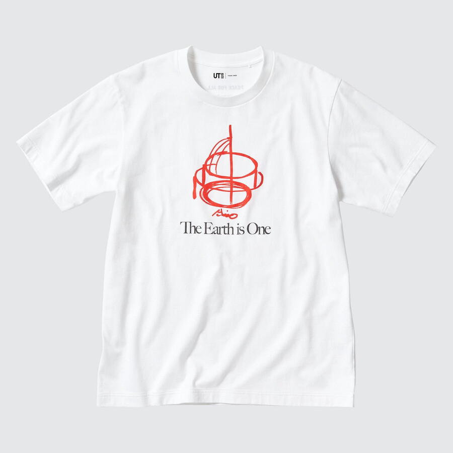 vita uniqlo peace for all graphic tadao ando damtröjor