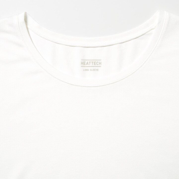 uniqlo heattech rundhalsad termo dam t-shirts vita