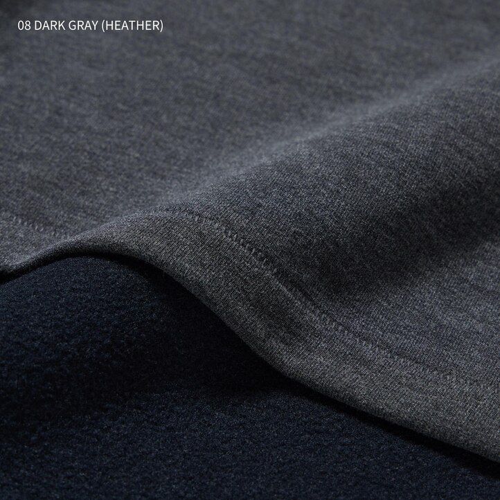 vita uniqlo heattech ultra warm rundhalsad termo-t-shirts för dam