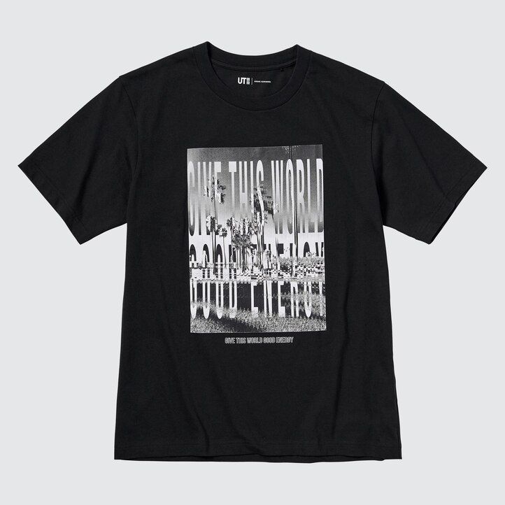 svarta uniqlo peace for all graphic kosuke kawamura dam-t-shirts