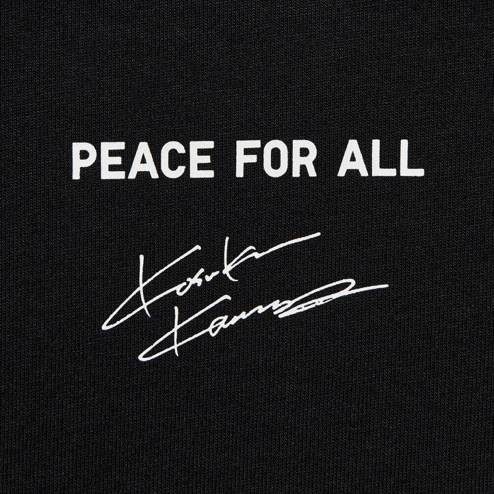 svarta uniqlo peace for all graphic kosuke kawamura dam-t-shirts