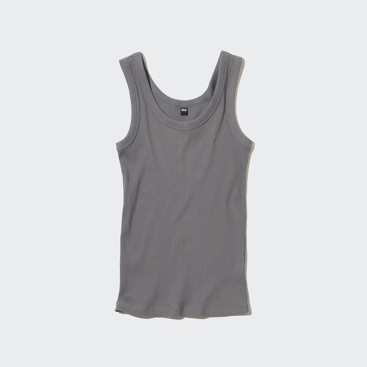 uniqlo ribbad linne dam t-shirts orange