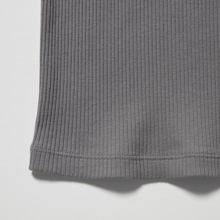 uniqlo ribbad linne dam t-shirts orange