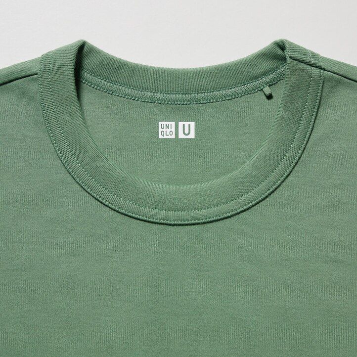 rosa uniqlo t-shirts med rund hals för kvinnor
