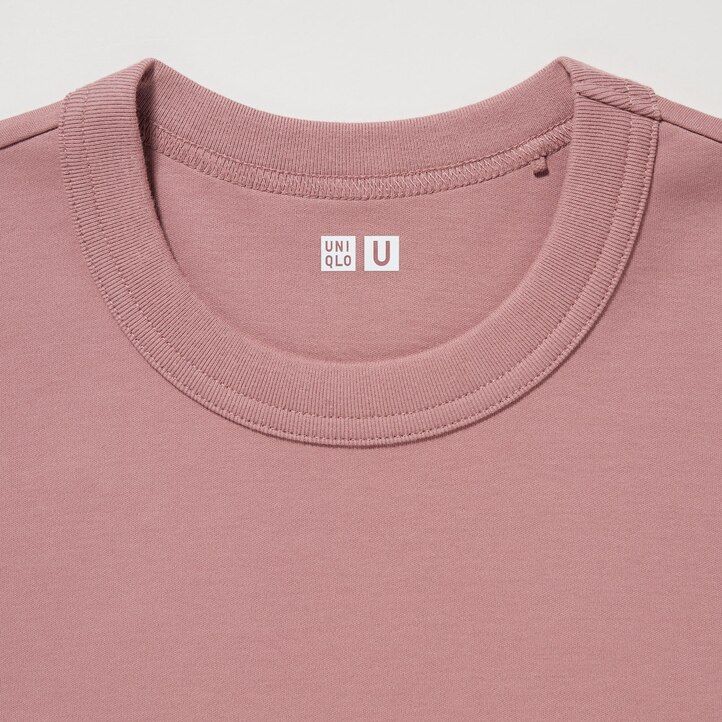 uniqlo t-shirts med rund hals och ärmar för kvinnor vita