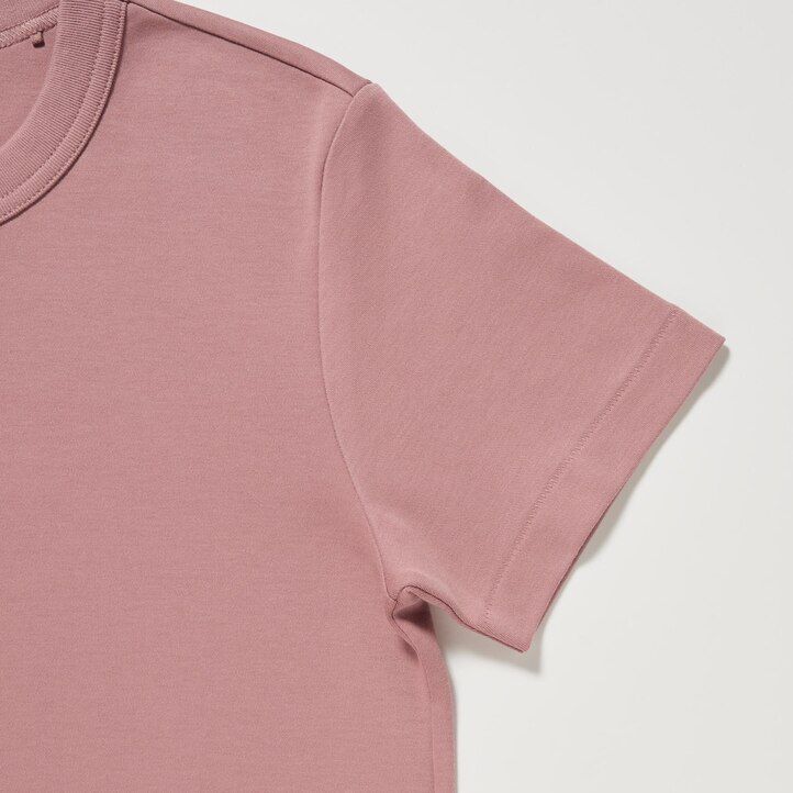 uniqlo t-shirts med rund hals och ärmar för kvinnor vita