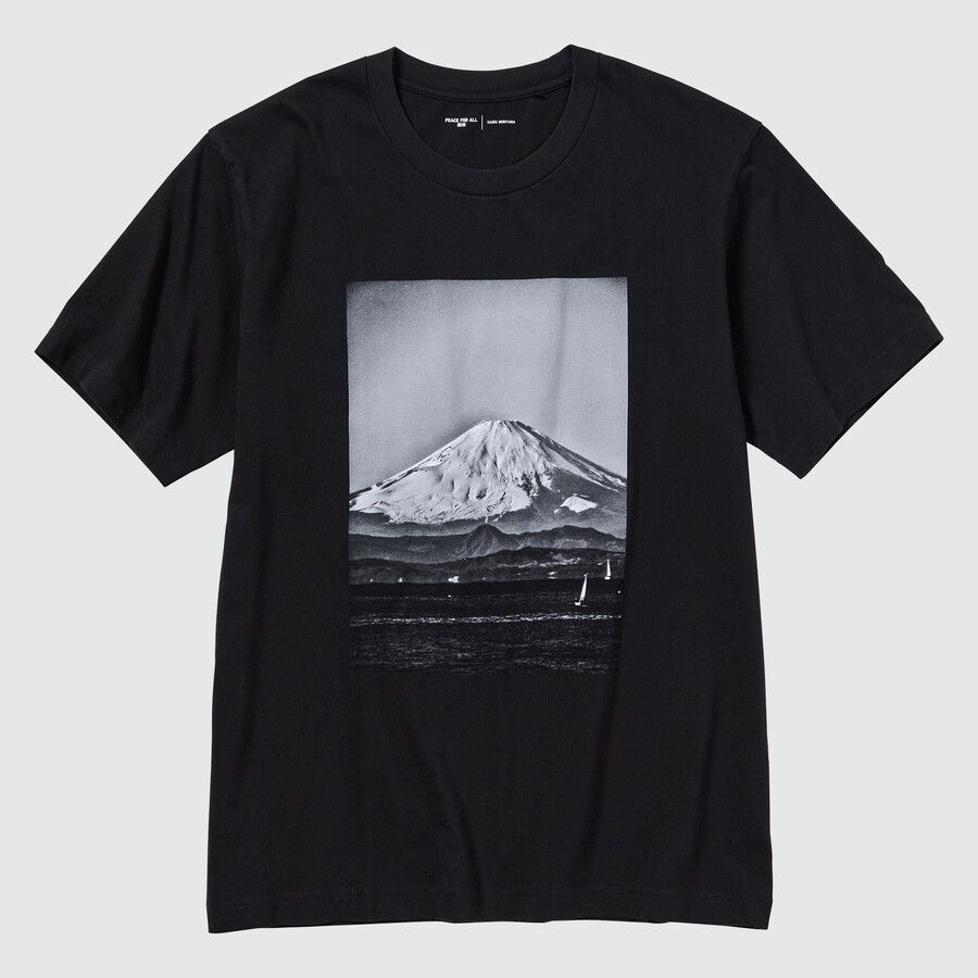 uniqlo peace for all graphic daido moriyama dam t-shirts svarta