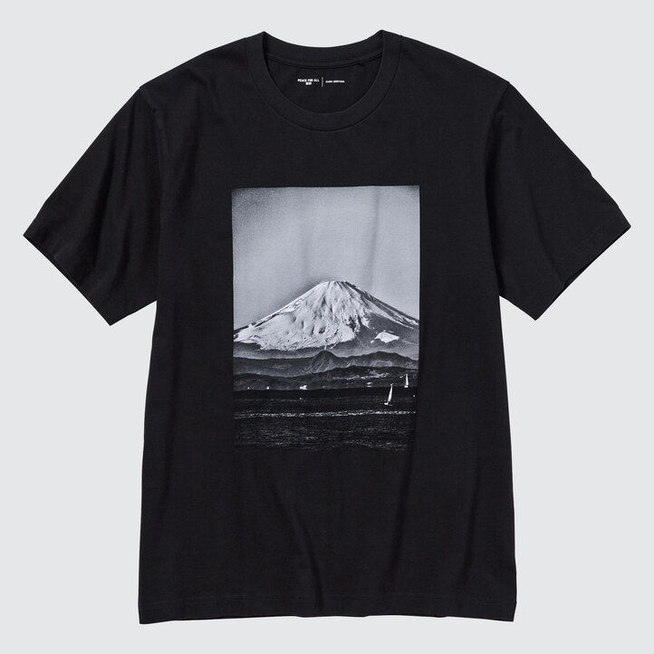 uniqlo peace for all graphic daido moriyama dam t-shirts svarta