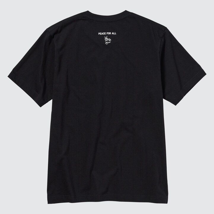 uniqlo peace for all graphic daido moriyama dam t-shirts svarta