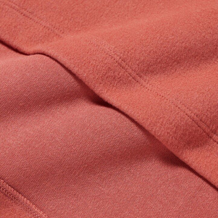 uniqlo heattech fleeceärmda termo-t-shirts dam grå