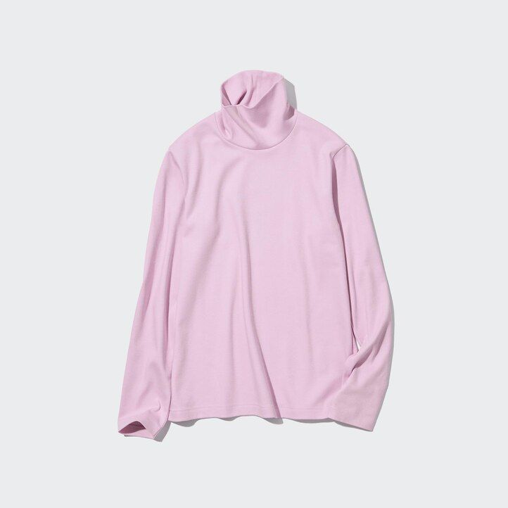 svarta uniqlo-t-shirts med slät bomull och stretchärmar för kvinnor