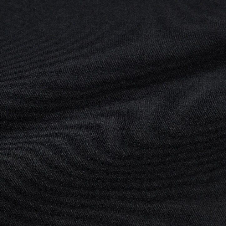 uniqlo smooth stretch cotton rundringad Ärm dam t-shirts svarta