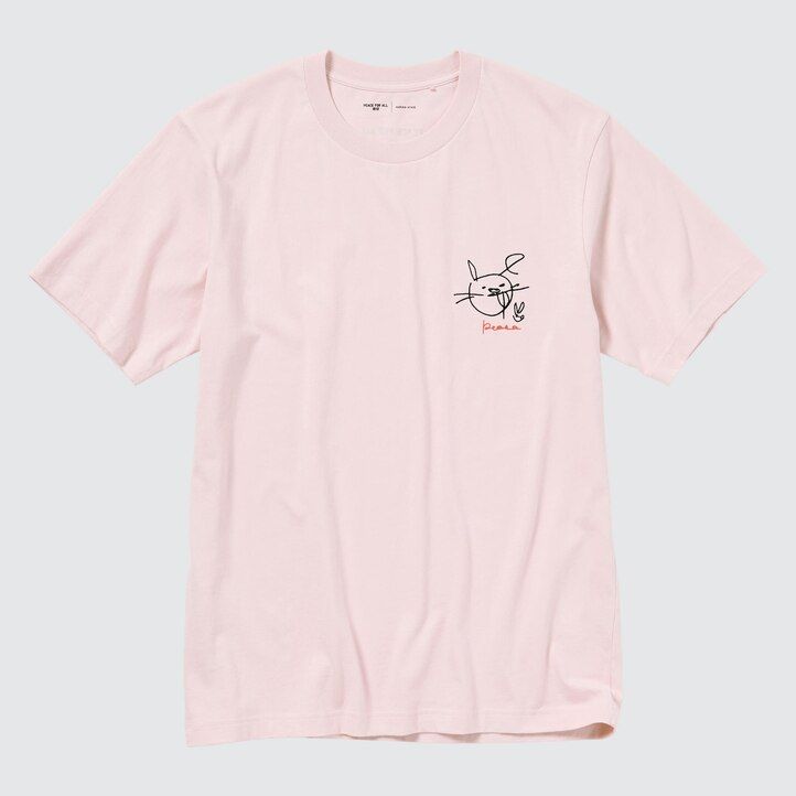 rosa uniqlo peace for all graphic haruka ayase dam-t-shirts