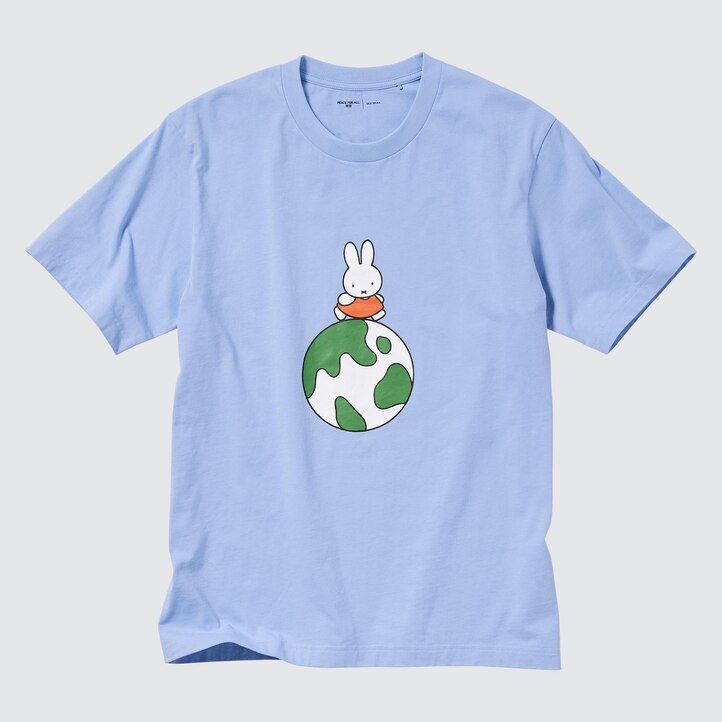 dam uniqlo peace for all graphic dick bruna t-shirts blå