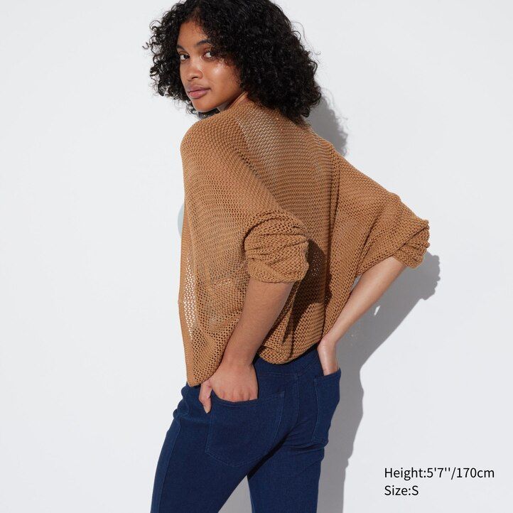 blå uniqlo ultra stretch denim toppar för dam