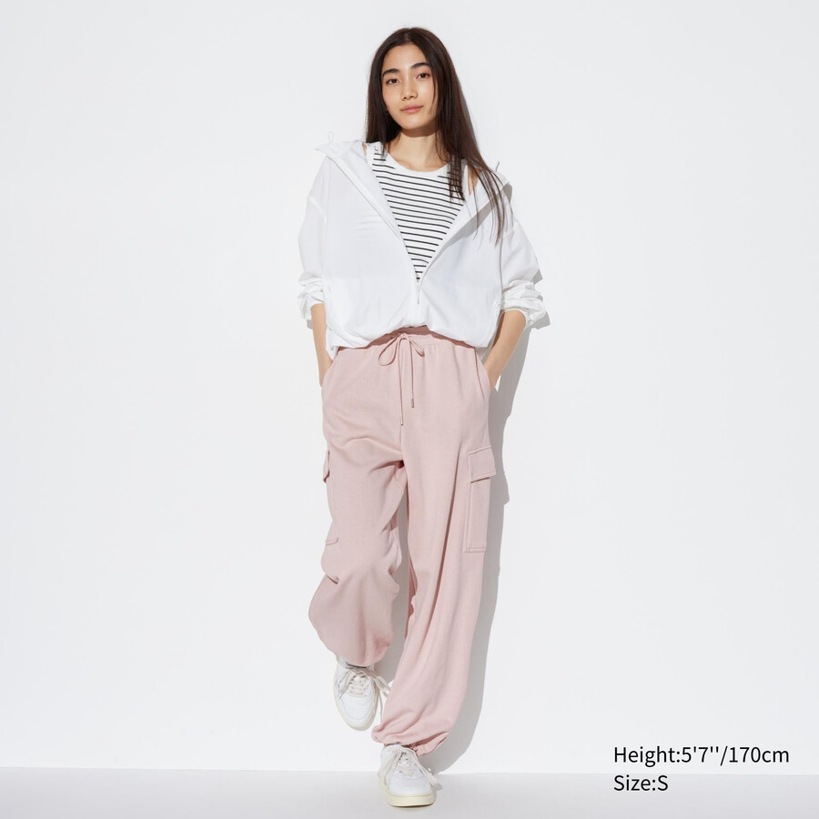 rosa uniqlo sweatrgo damtoppar