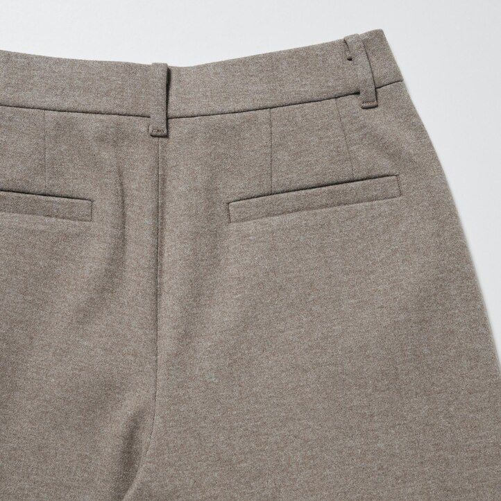 uniqlo borstad jersey plisserad vida ben damtopp beige