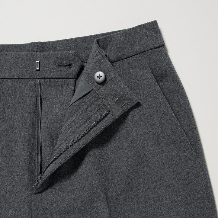 uniqlo smart ankellånga damtoppar grå