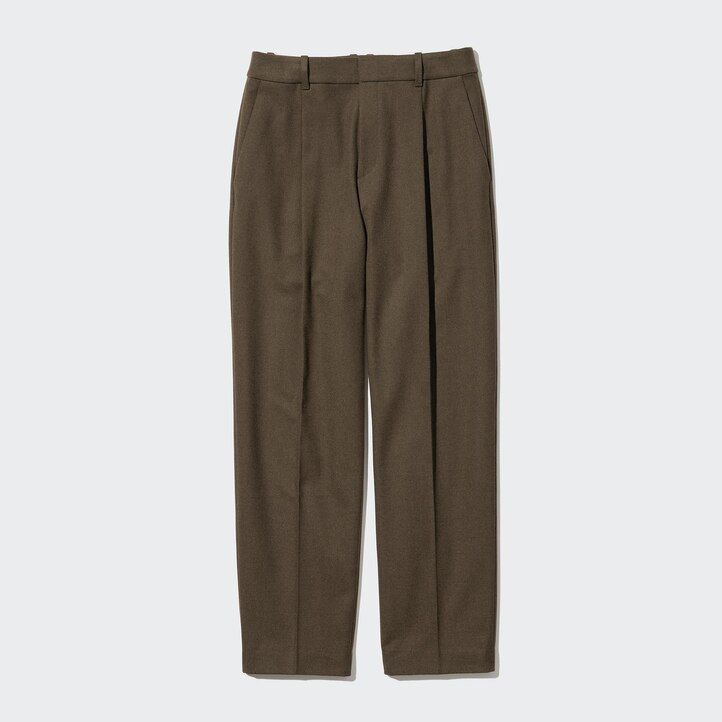 grå uniqlo heattech plisserade damtoppar