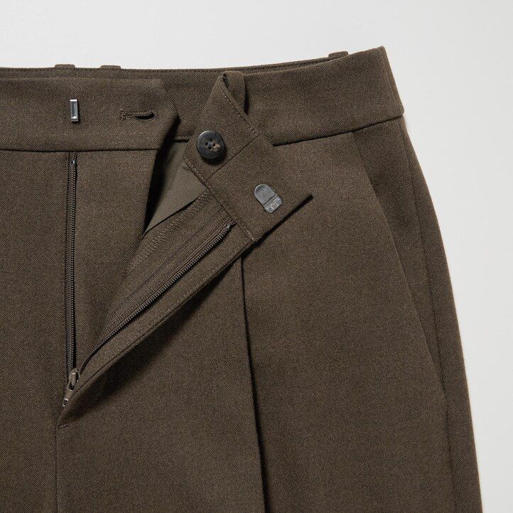 grå uniqlo heattech plisserade damtoppar