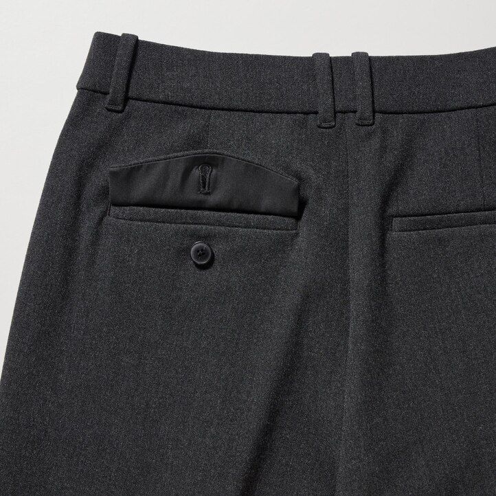 uniqlo heattech plisserade toppar dam mörkbruna