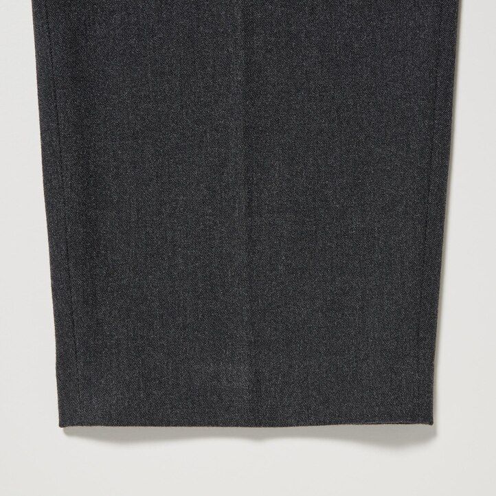 uniqlo heattech plisserade toppar dam mörkbruna