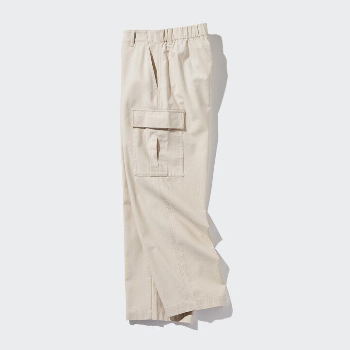 uniqlo wide straight legrgo damtoppar mörkgrå