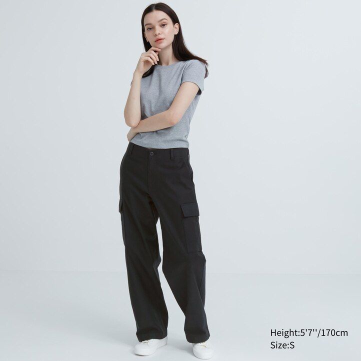 gröna uniqlo vida raka legrgo damtoppar