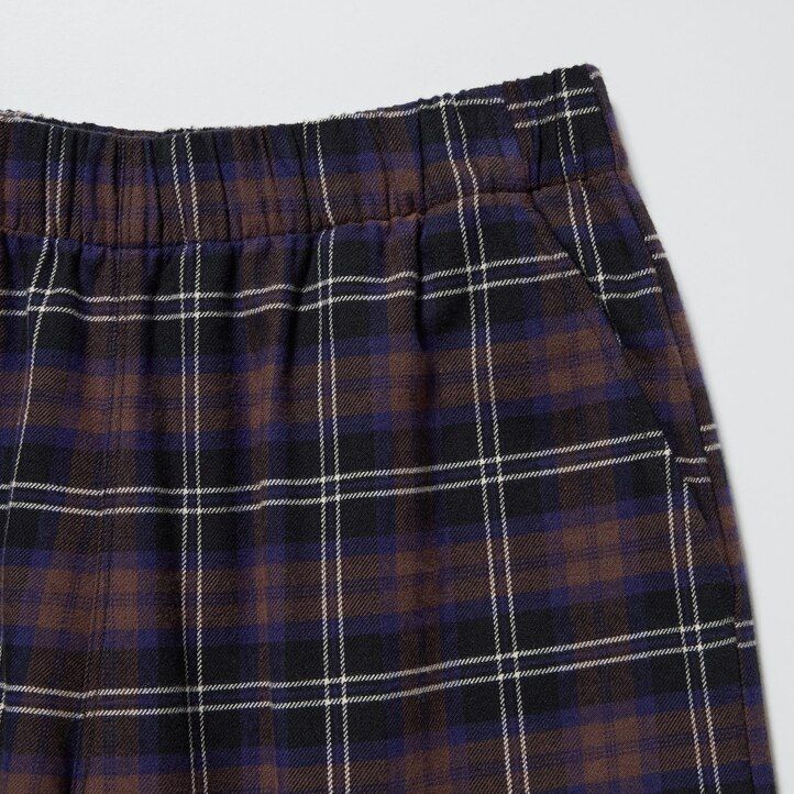 uniqlo flanelltopp för kvinnor mörkbruna