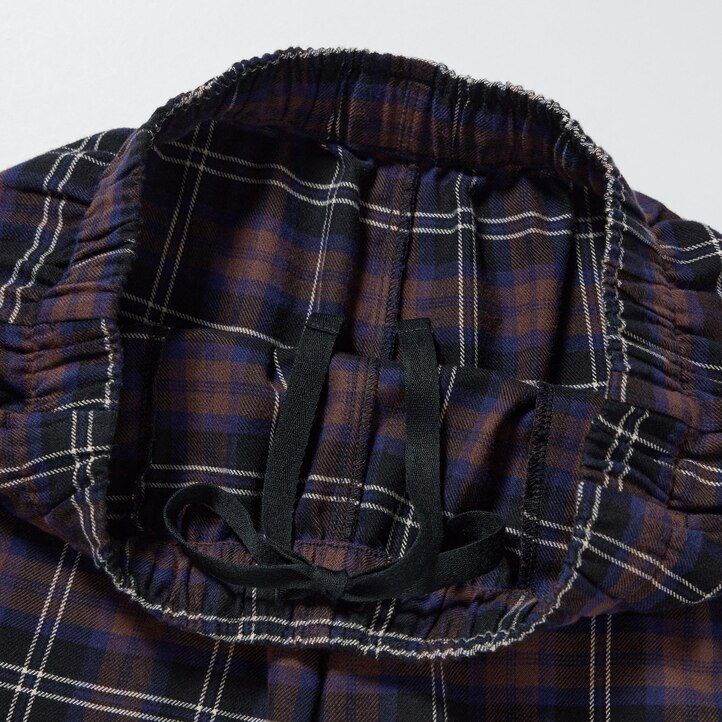 uniqlo flanelltopp för kvinnor mörkbruna