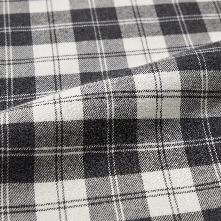 vita uniqlo flanelltoppar för kvinnor