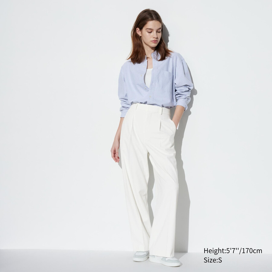 uniqlo plisserade vida ben damtoppar vita
