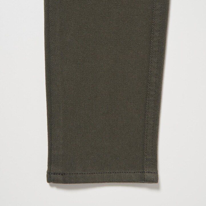 uniqlo heattech ultra stretch high rise toppar dam olivgrön