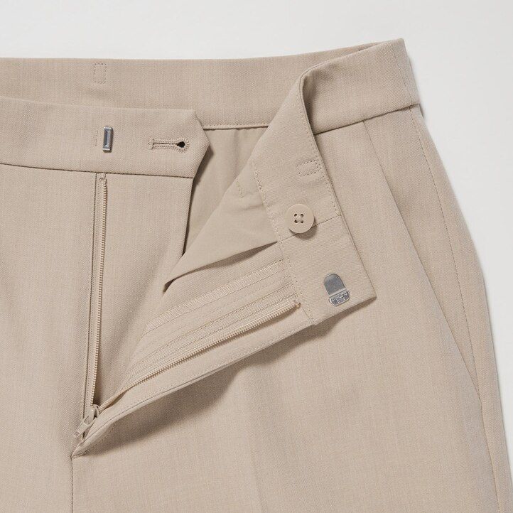 dam uniqlo smart ankellånga toppar vita
