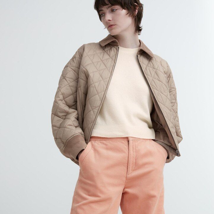 uniqlo corduroy vida ben damtopp svart